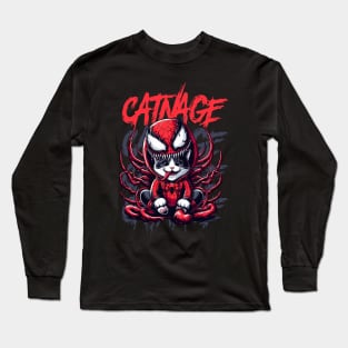 Catnage | Cat | Villain | Anti-Hero | Movie Icon | Pop Culture Long Sleeve T-Shirt